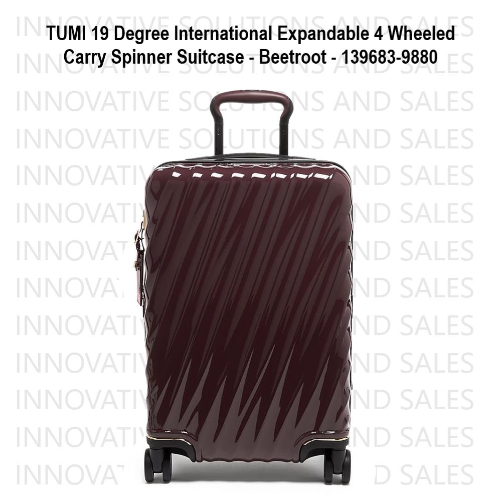 Tumi 19 Degree International Expandable 4 Wheel Suitcase Beetroot - 139683-9880