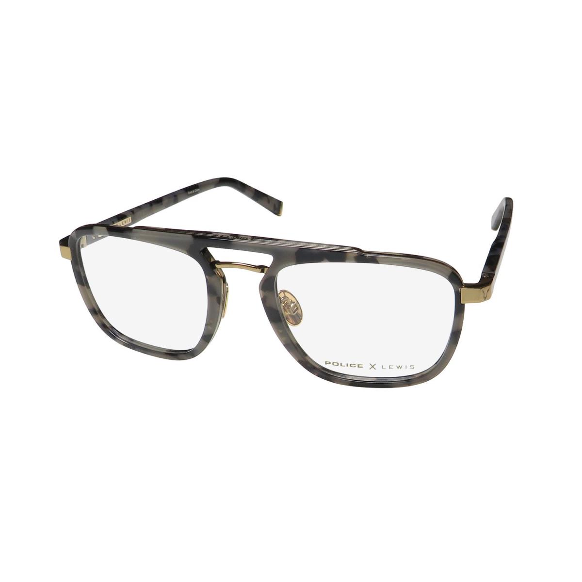 Police Lewis Hamilton 14 VPLB30 Limited Series Designer Eyeglass Frame/glasses Gray Tortoise