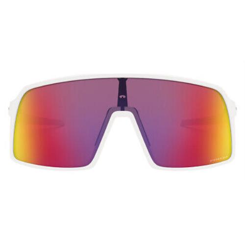 Oakley OO9406 Sunglasses Men White Rectangle 37mm