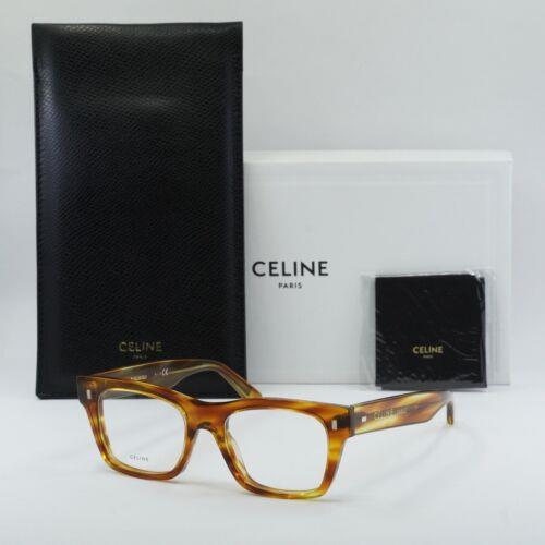 Celine CL50011I 056 Striped Havana 50mm Eyeglasses