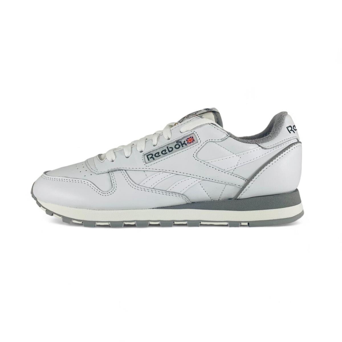 Reebok Classic Leather 2023 Vintage Sneakers White Grey Men`s Shoes GY9877