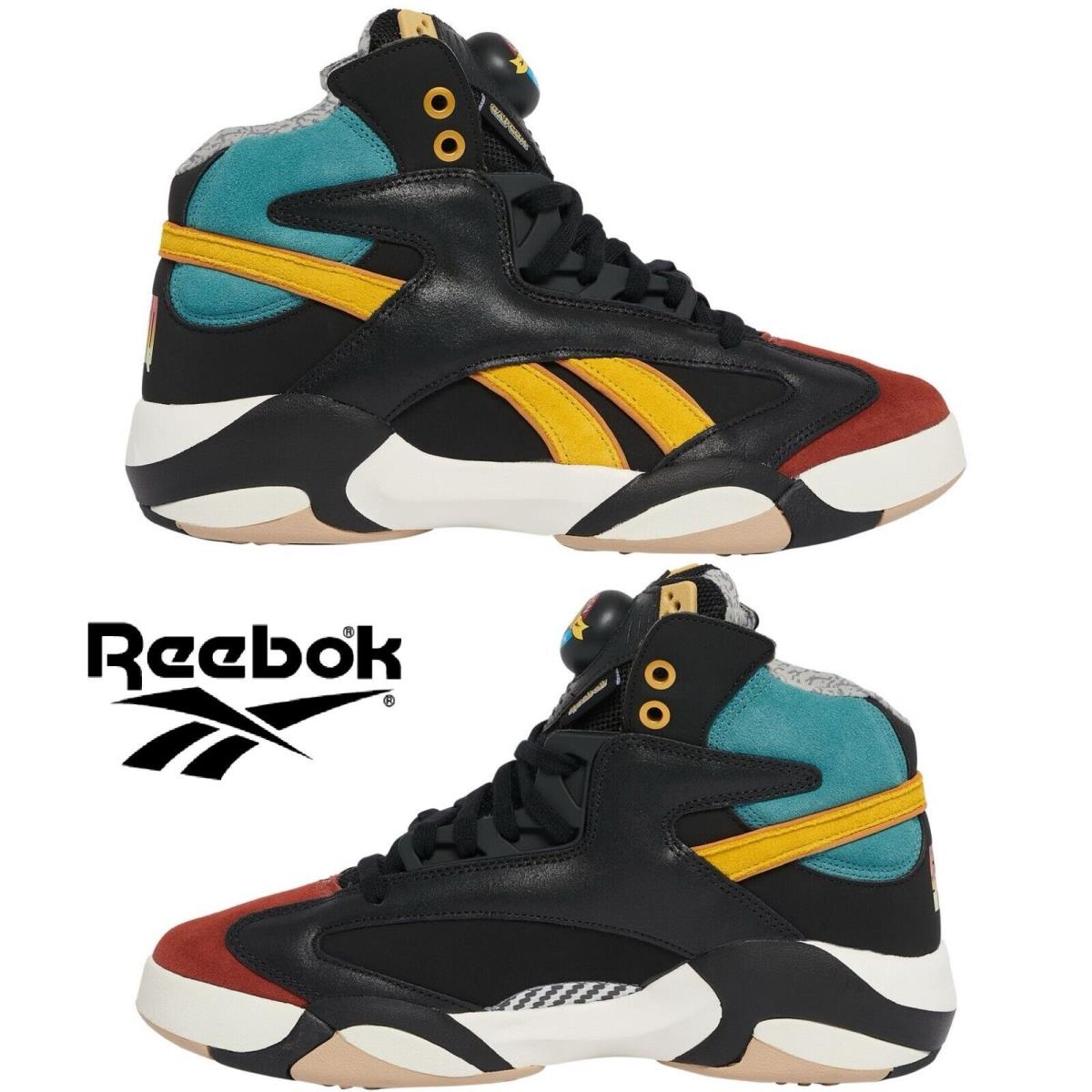Reebok Shaq Attaq Basketball Shoes Men`s Sneakers Running Casual Sport Black