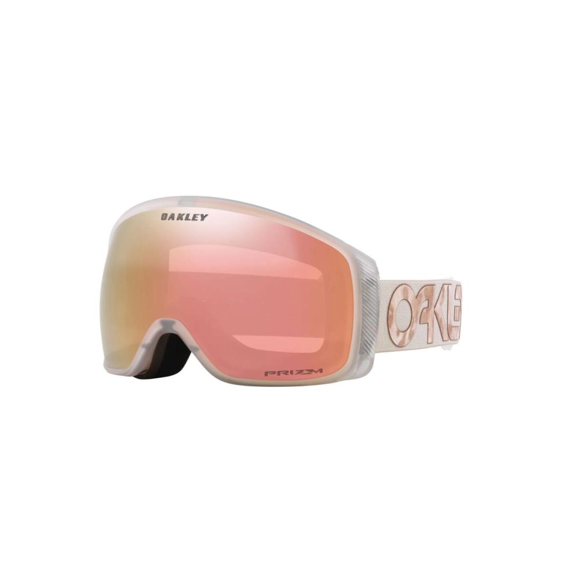 Oakley Flight Tracker M Snow Goggles B1B Hummus with Prizm Rose Gold Lens + Case - Frame: Gray, Lens: Prizm Rose Gold