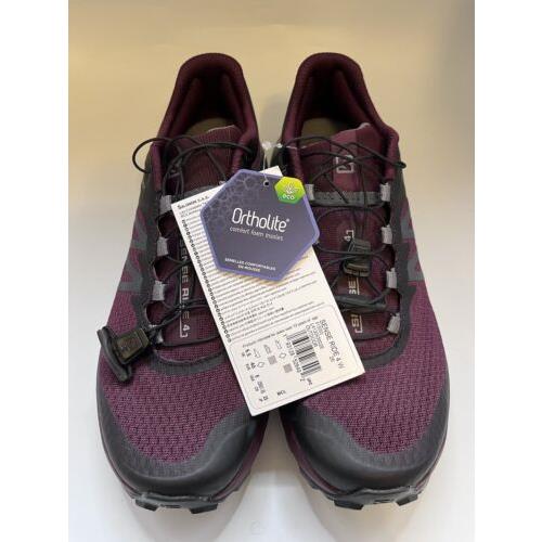 Salomon Size 8 Women`s Sense Ride 4 W Trail Running Shoes 413053 Ortholite - Purple