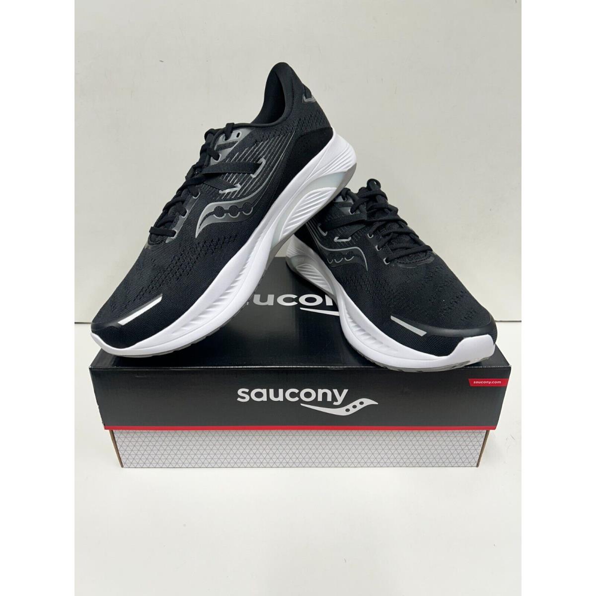 Saucony Guide 16 Men`s Running Shoes Black/White (05)