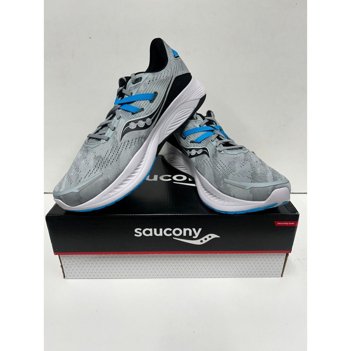 Saucony Guide 16 Men`s Running Shoes Concrete/Viziblu (22)