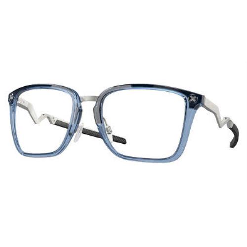Oakley OX8162 Eyeglasses Transparent Blue/satin Chrome 54mm