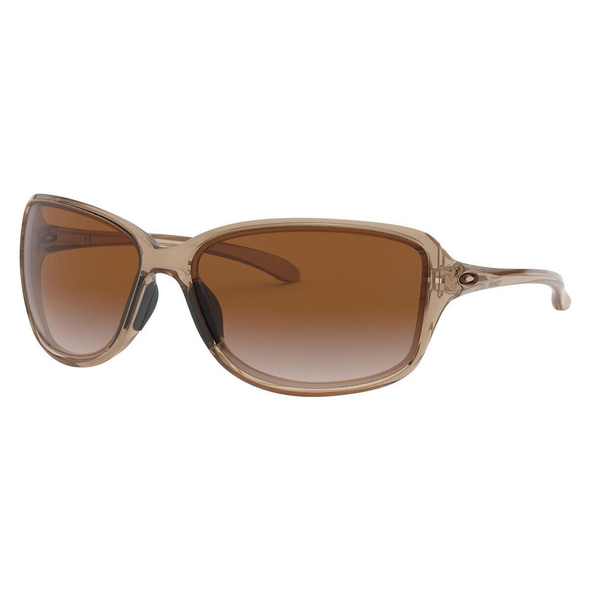 Oakley OO9301 Sunglasses Women Brown Rectangle 61mm