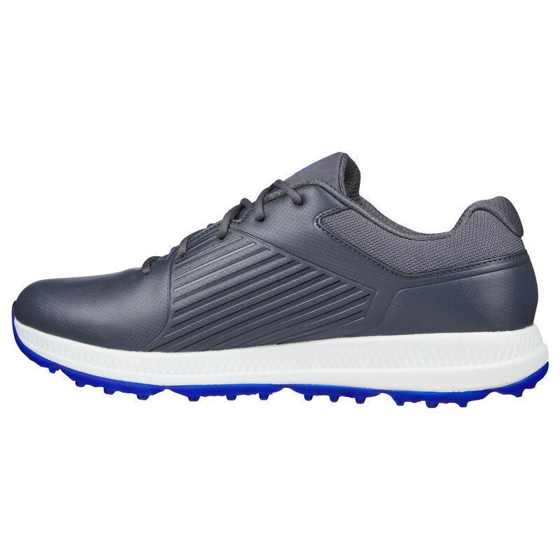 Mens Skechers GO Golf Elite 5 - GF Gray Blue Synthetic Shoes - Gray