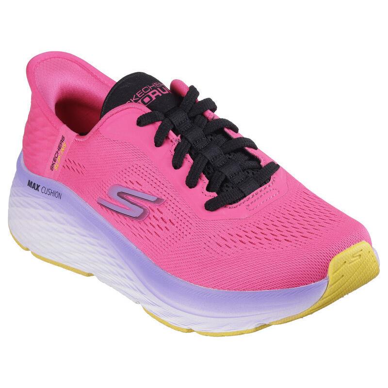 Womens Skechers Slip-ins: Max Cushioning Elite 2.0 Raspberry Mesh Shoes - Pink