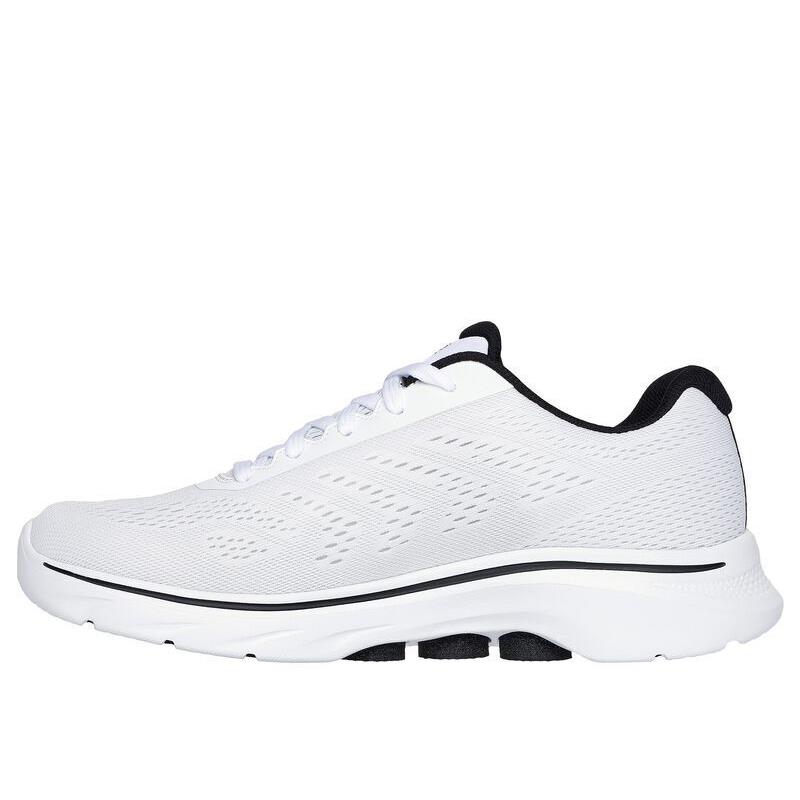 Mens Skechers GO Walk 7-AVALO 2 White Mesh Shoes