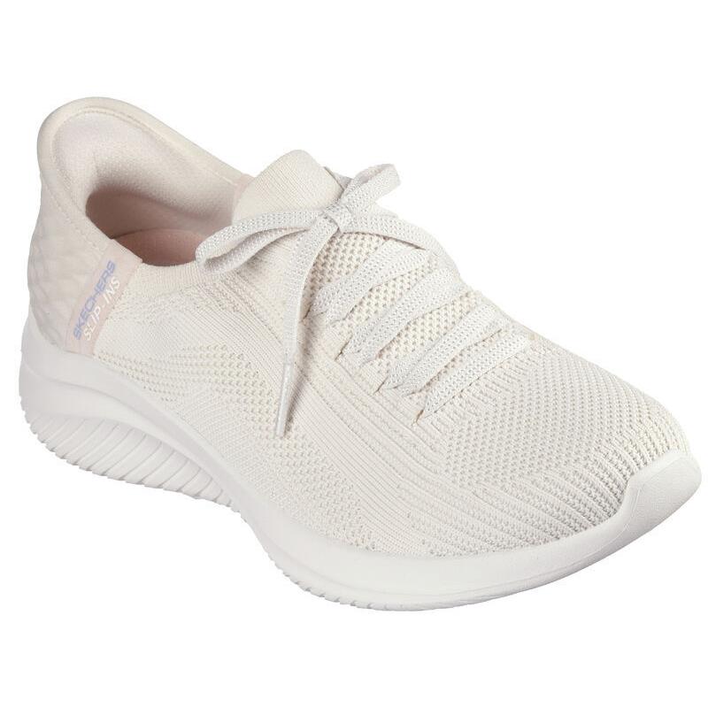 Womens Skechers Slip-ins: Ultra Flex 3.0-BRILLIANT Natural Fabric Shoes