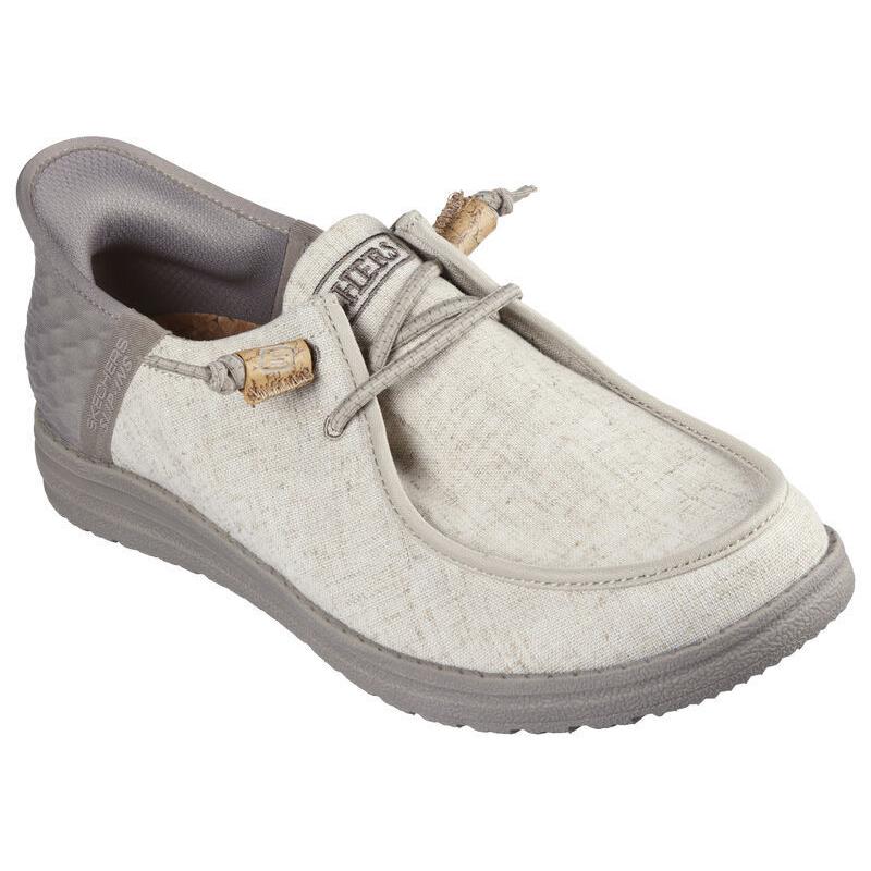 Mens Skechers Slip-ins Rf: Melson-vaiden Beige Fabric Shoes