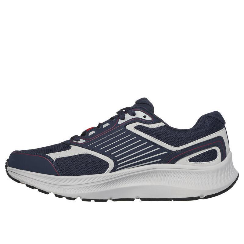 Mens Skechers GO Run Consistent 2.0 Navy Red Mesh Shoes - Blue