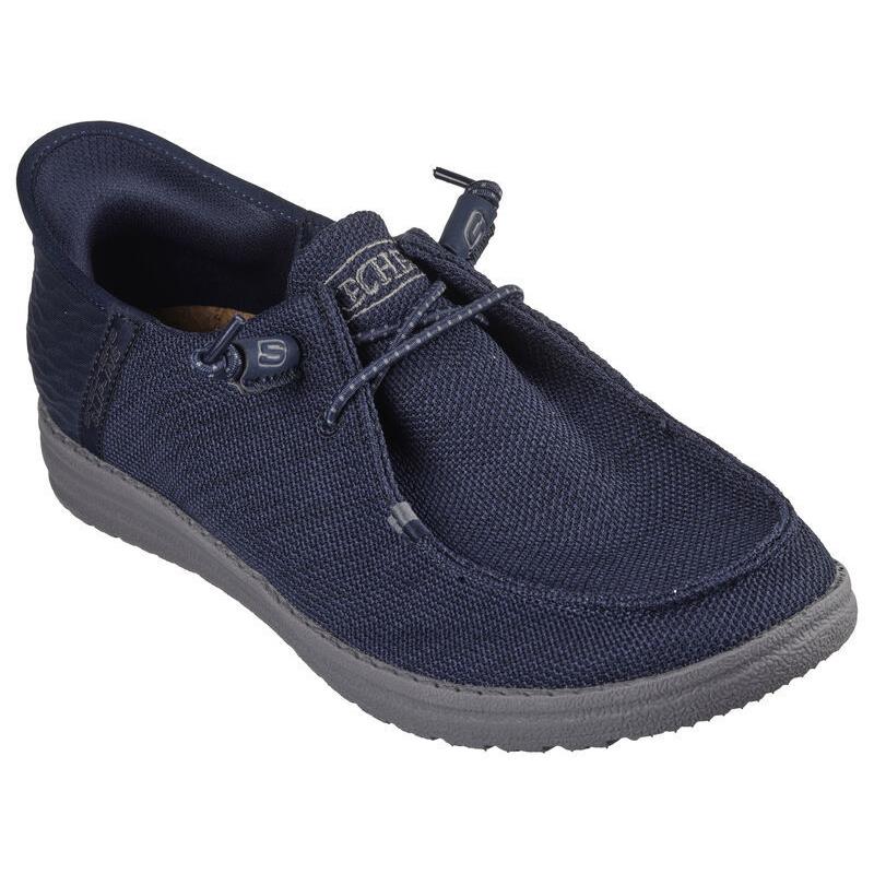 Mens Skechers Slip-ins Rf: Melson-bronn Navy Fabric Shoes
