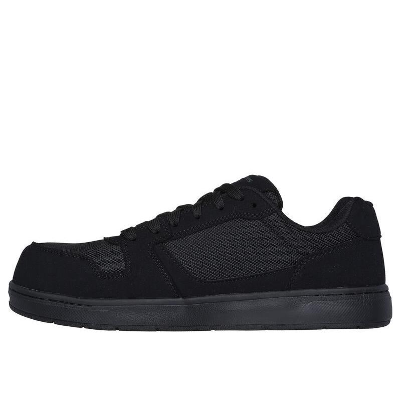 Mens Skechers Work: Watab - Jaggit CT Black Mesh Shoes