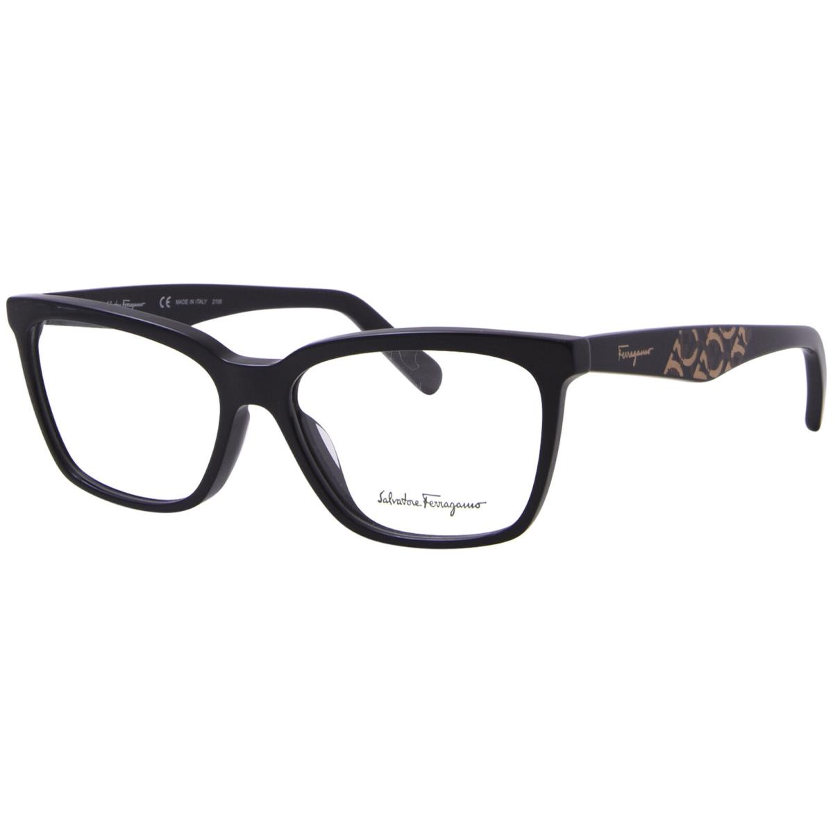 Salvatore Ferragamo SF2904 001 Eyeglasses Women`s Black Full Rim 55mm