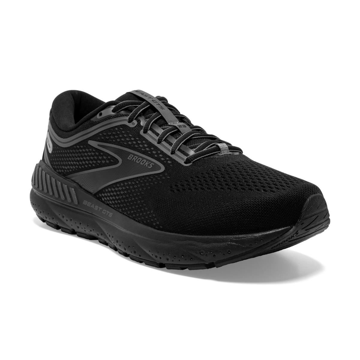 Brooks Beast Gts 23 Men`s Road Running Shoes Black/Gunmetal