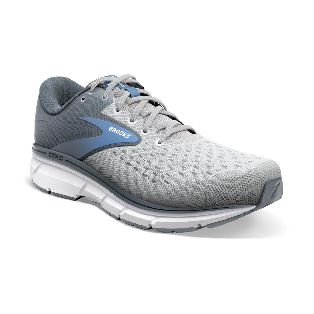 Brooks Dyad 11 Women`s Road Running Shoes Grey/White/Blue