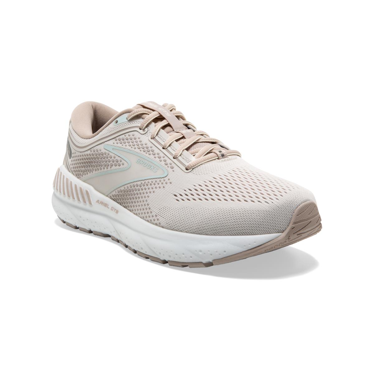 Brooks Ariel Gts 23 Women`s Road Running Shoes Chateau Grey/White Sand