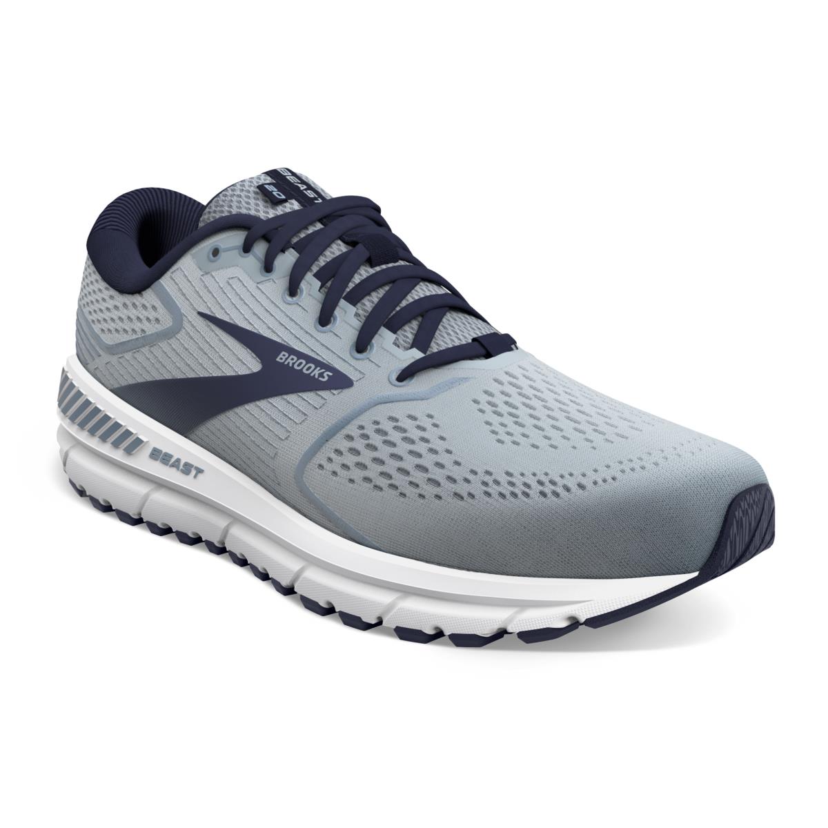 Brooks Beast `20 Men`s Road Running Shoes Blue/Grey/Peacoat