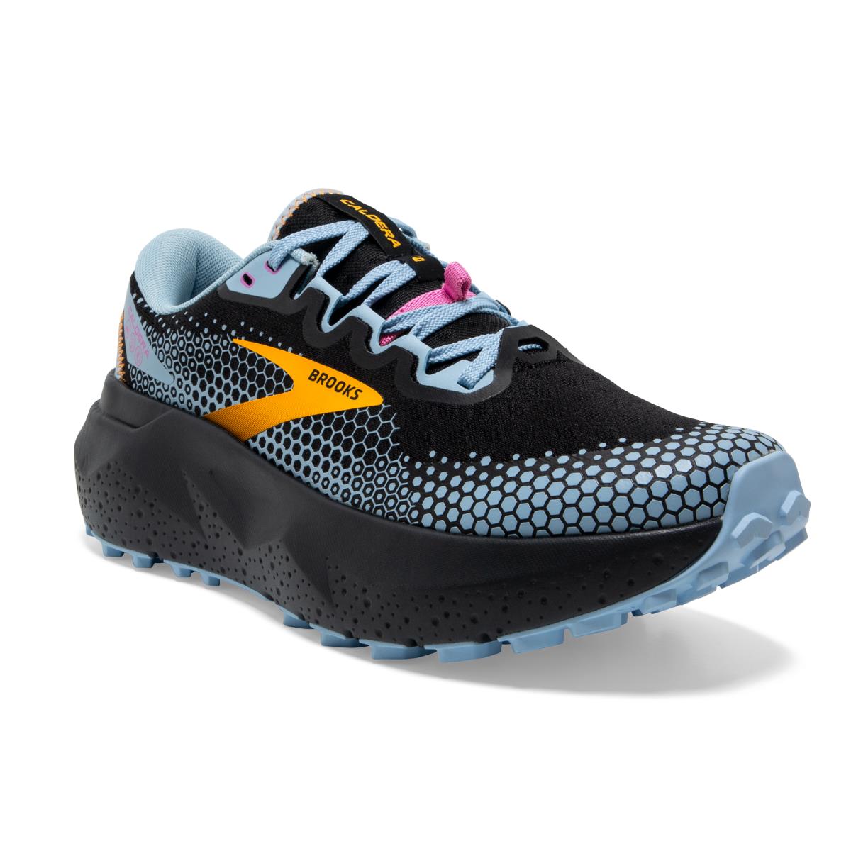 Brooks Caldera 6 Women`s Trail Running Shoes Black/Blue/Yellow