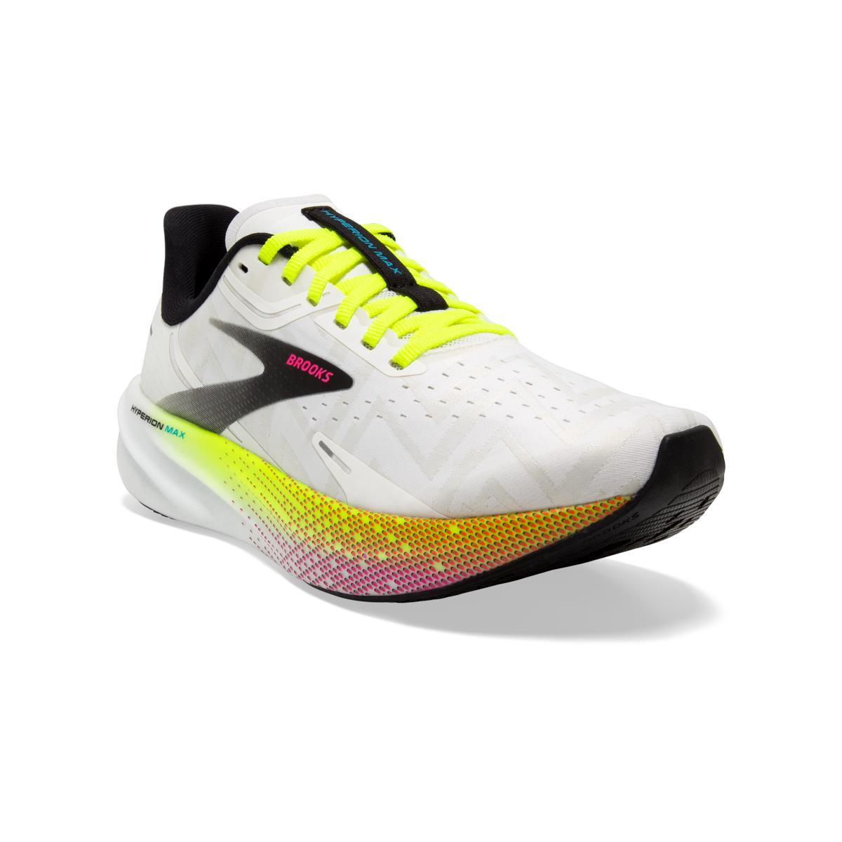 Brooks Hyperion Max Women`s Road Running Shoes White/Black/Nightlife