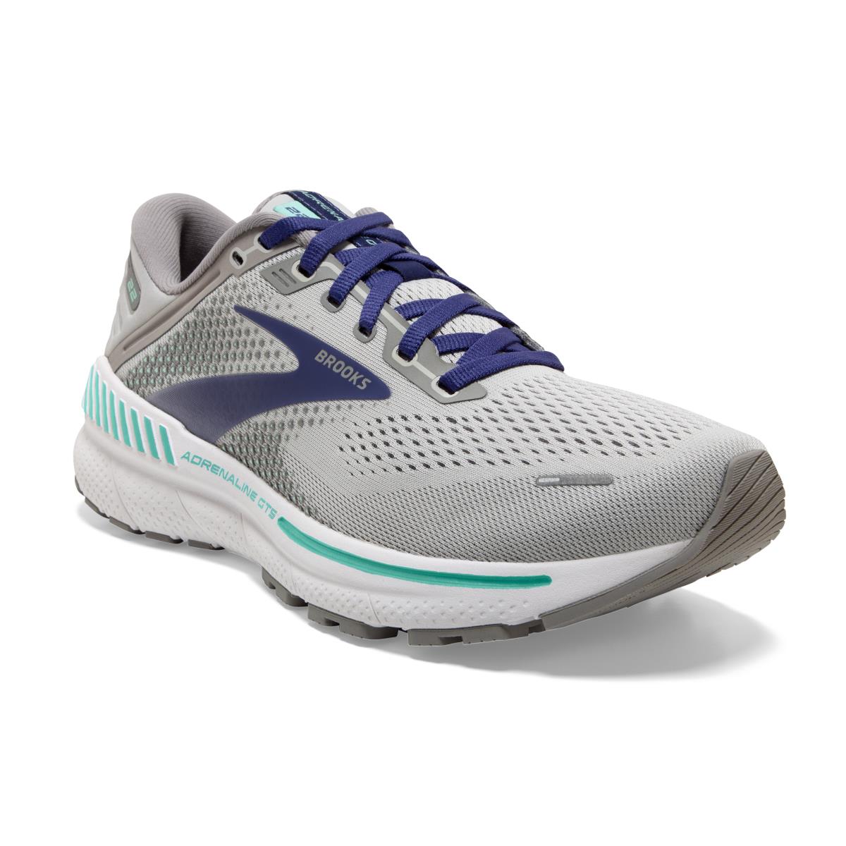 Brooks Adrenaline Gts 22 Women`s Road Running Shoes Alloy/Blue/Green