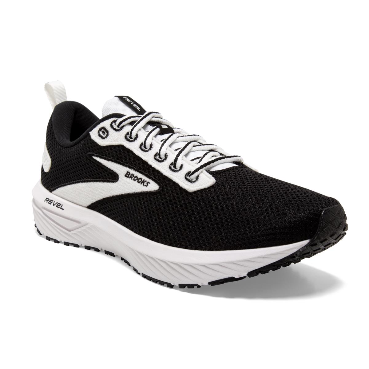 Brooks Revel 6 Men`s Road Running Shoes Black/White