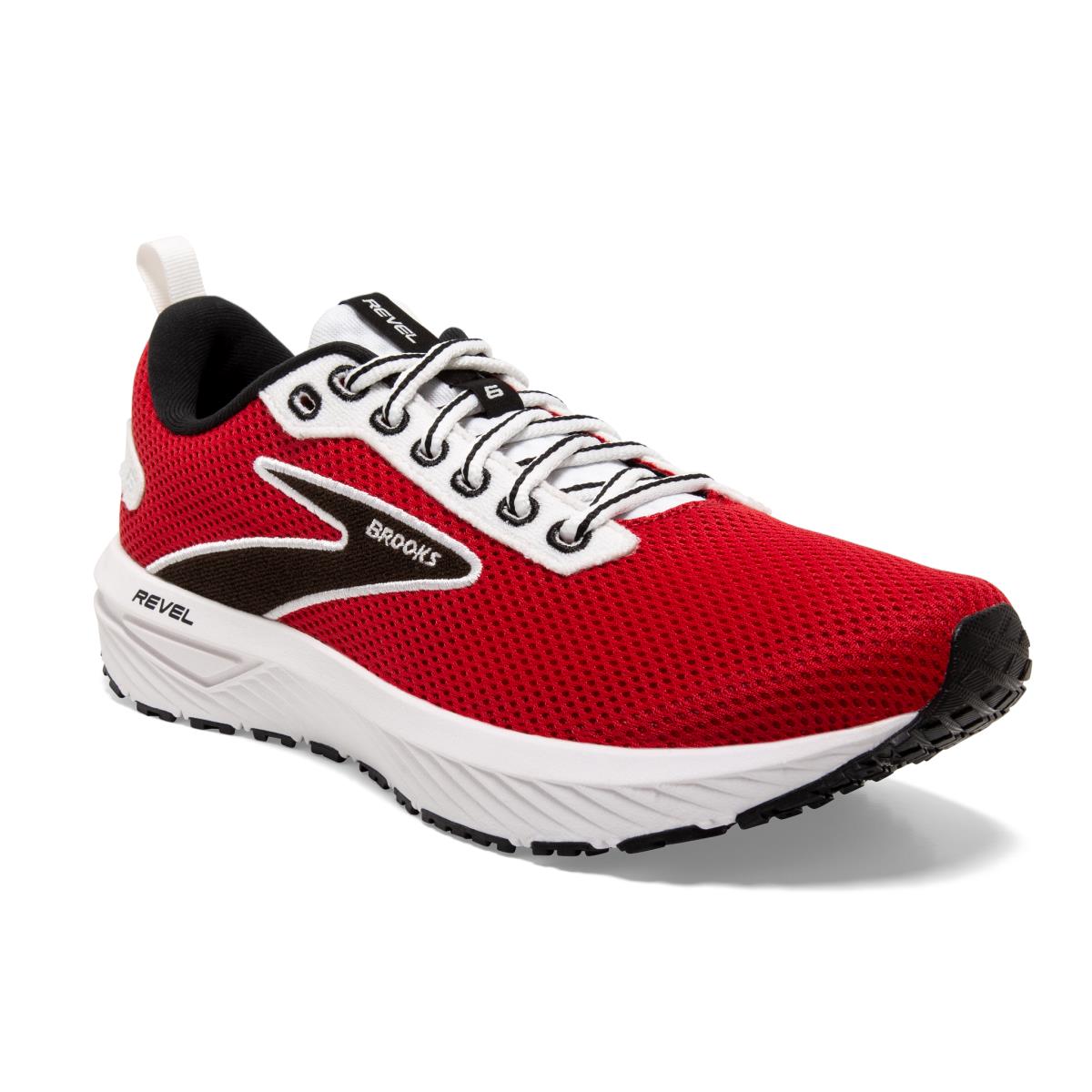 Brooks Revel 6 Men`s Road Running Shoes Red/Black/White
