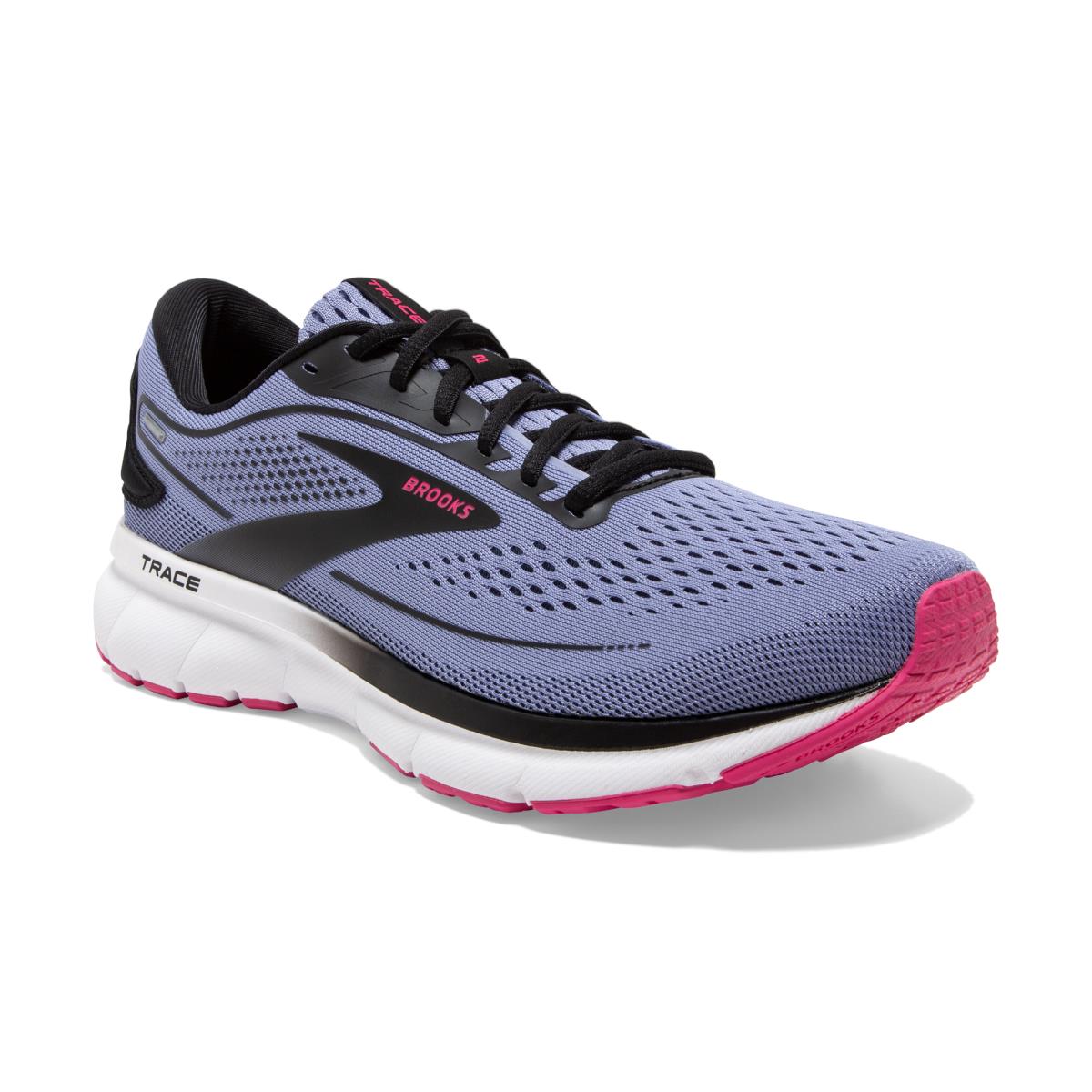 Brooks Trace 2 Women`s Road Running Shoes Purple Impression/Black/Pink