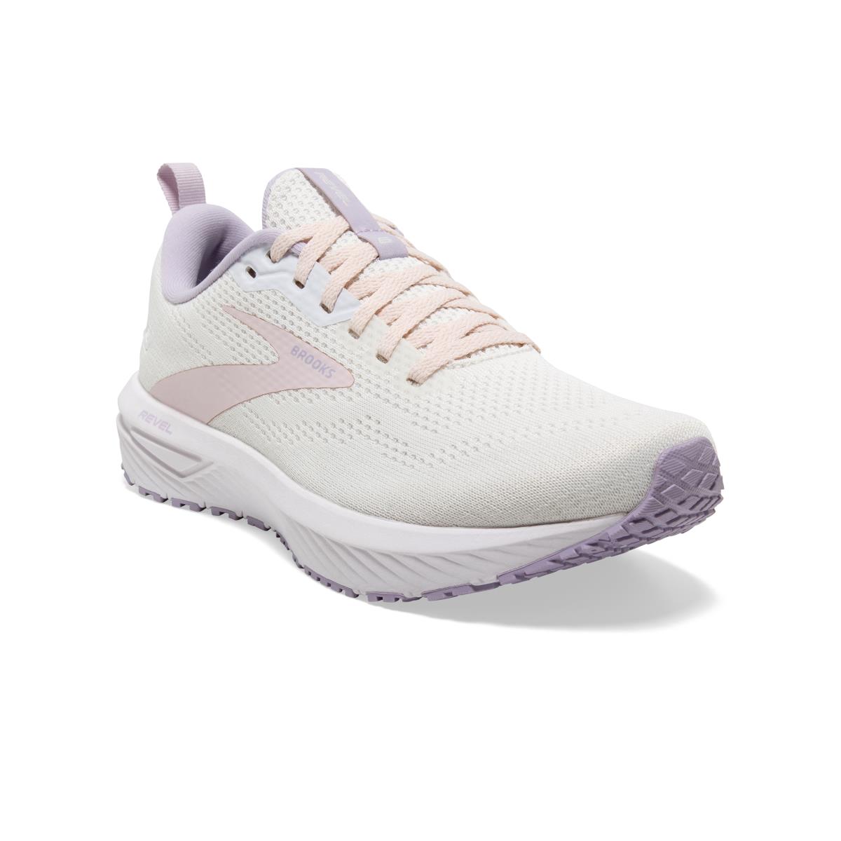 Brooks Revel 6 Women`s Road Running Shoes Marshmallow/Pink/Purple