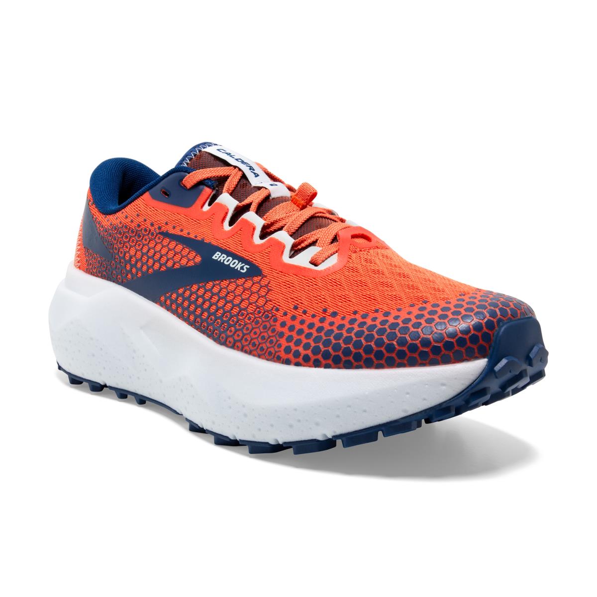 Brooks Caldera 6 Men`s Trail Running Shoes Firecracker/Navy/Blue