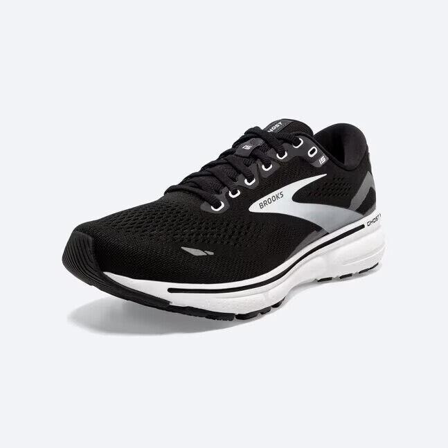 Men`s Brooks 110393 012 Ghost 15 Custion Neutral Black/white Shoes