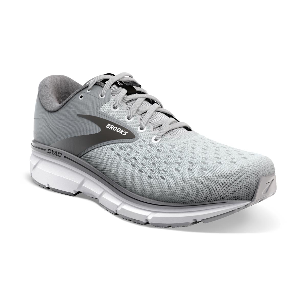 Brooks Dyad 11 Men`s Road Running Shoes Grey/Black/White/1103231D084.080
