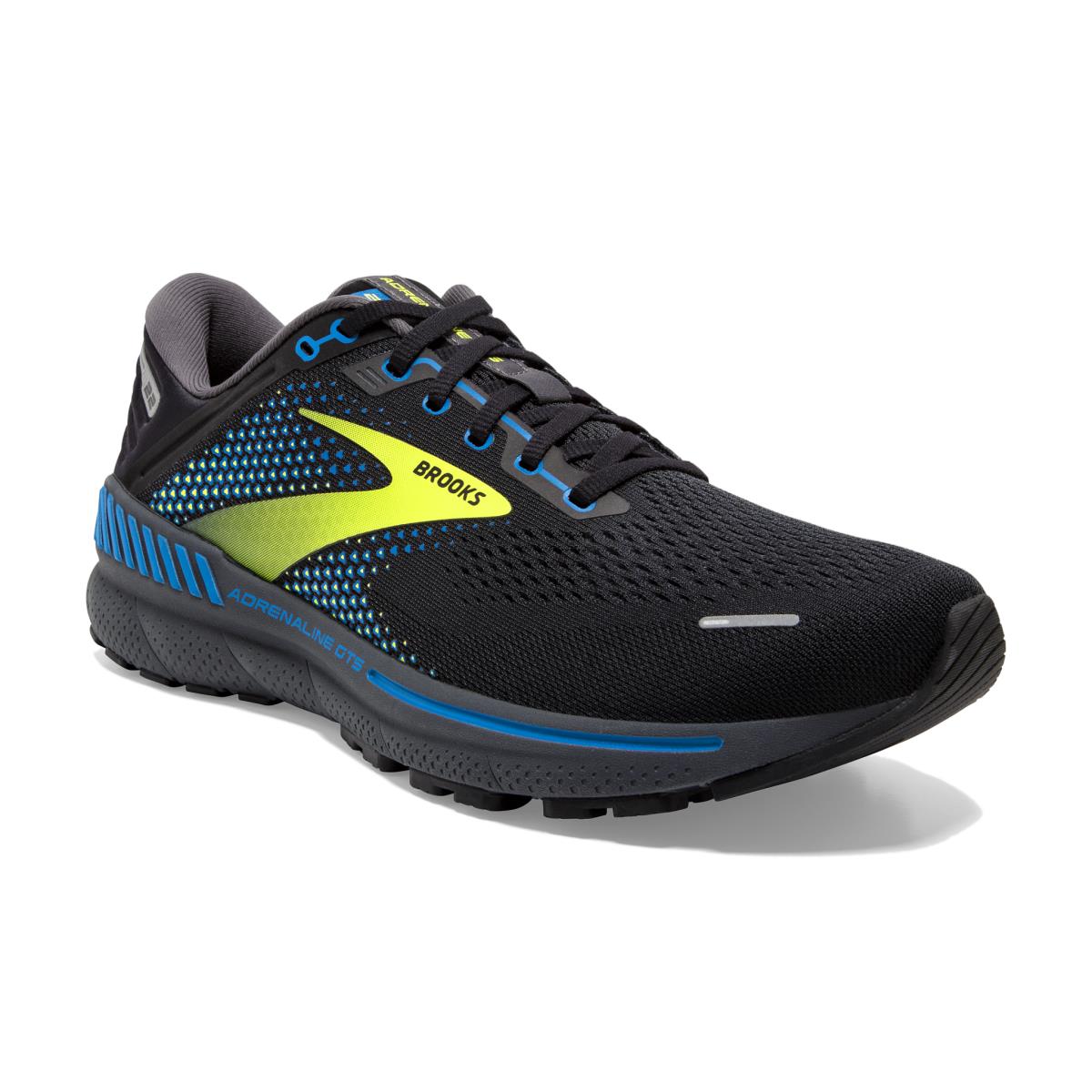 Brooks Adrenaline Gts 22 Men`s Road Running Shoes Black/Blue/Nightlife/1103661D069.095