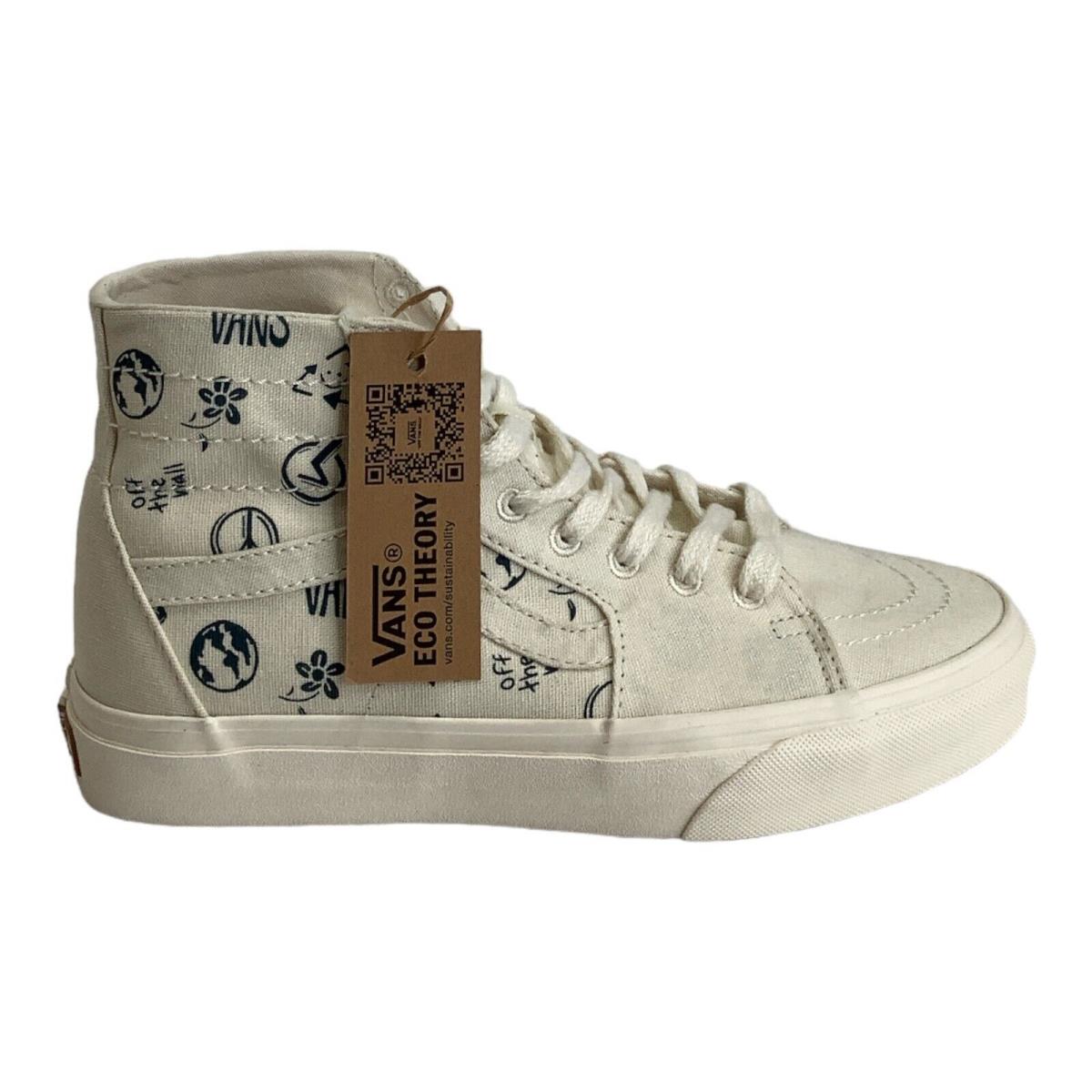 Vans Sk8-Hi Tapered Skating Shoes Eco Theory in Our Hands M 7 W 8.5 EU 39