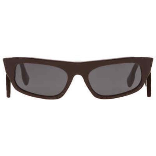 Burberry Palmer Dark Grey Irregular Ladies Sunglasses BE4385 403787 55