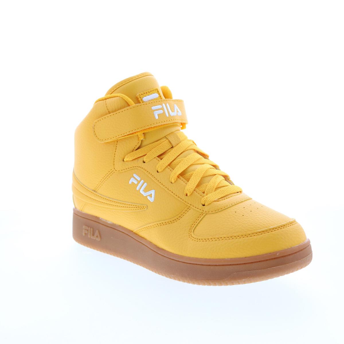 Fila A-high Gum 1BM01765-765 Mens Yellow Synthetic Lifestyle Sneakers Shoes