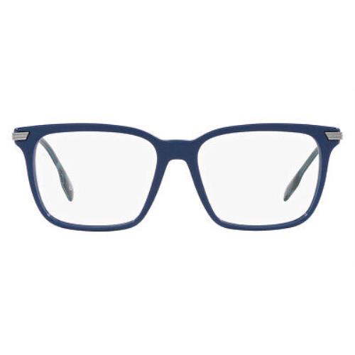 Burberry Ellis BE2378 Eyeglasses Blue and Gunmetal 53mm - Frame: Blue and Gunmetal, Lens: