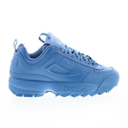 Fila Disruptor II Premium 5XM01807-400 Womens Blue Lifestyle Sneakers Shoes - Blue