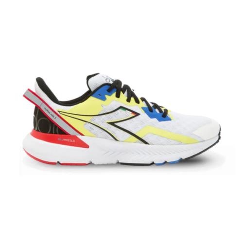 Diadora Men`s Mythos Blushield Volo 3 White/black/yellow Fluo