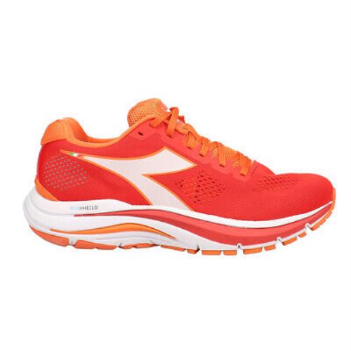 Diadora Mythos Blushield 7 Vortice Running Womens Orange Sneakers Athletic Shoe