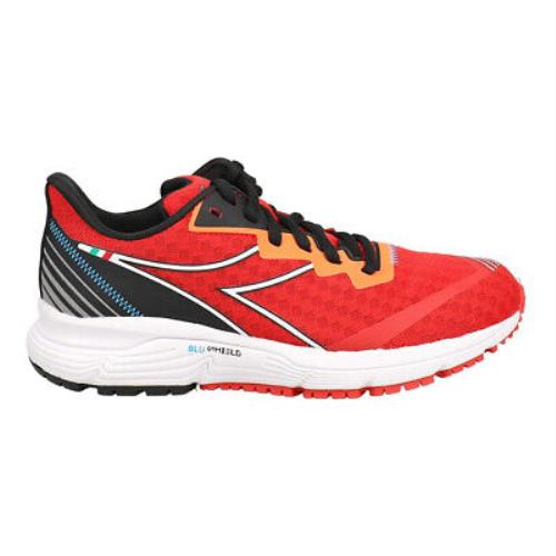 Diadora Mythos Blushield Volo 2 Running Youth Mythos Blushield Volo 2 Running Youth Boys Red Sneakers Athletic Shoes - Red
