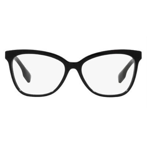 Burberry Grace BE2364 Eyeglasses Women Black Cat Eye 54mm - Frame: Black, Lens: