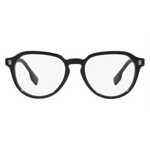 Burberry Archie BE2368F Eyeglasses Men Black Wayfarer 52mm - Frame: Black, Lens: