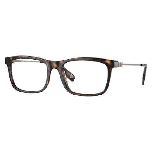 Burberry BE2384F Eyeglasses Men Dark Havana/gunmetal 53mm