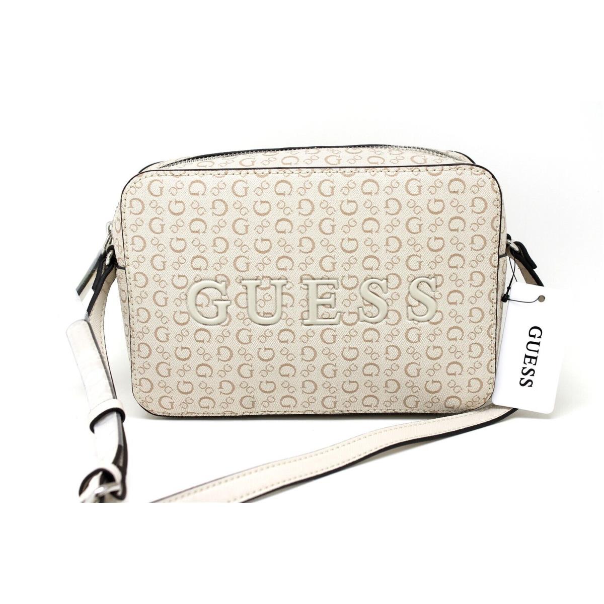 Guess Rodney SV792612 Khaki Crossbody Bag with Adjustable Strap Zip Closure