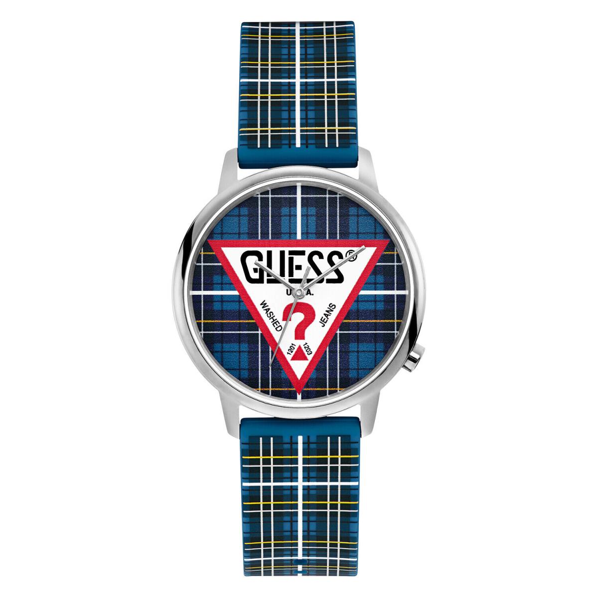 Guess Women`s Classic Blue Dial Watch - V1029M1