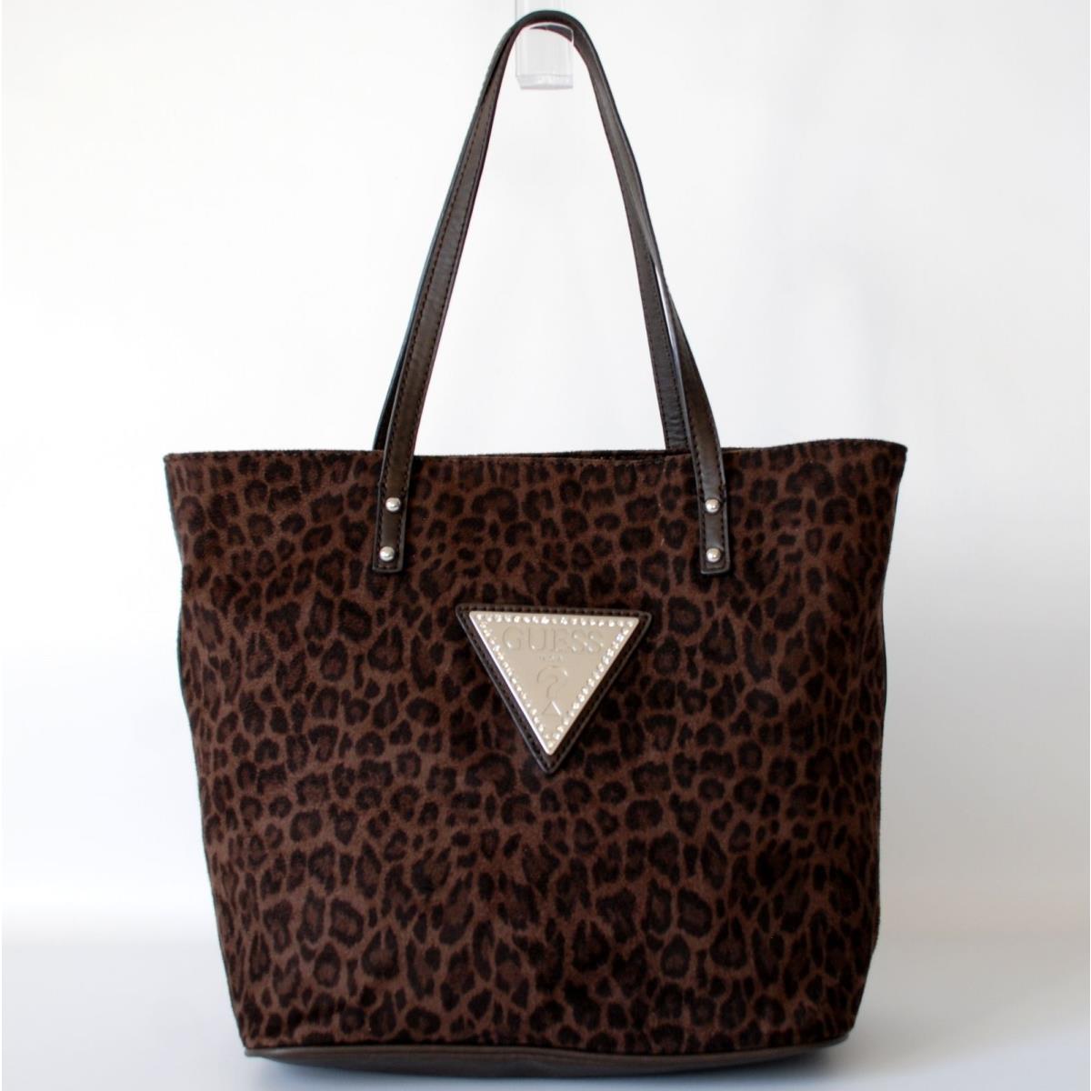 Guess Sexy Jungle Brown Tote Ladies Bag Handbag Purse